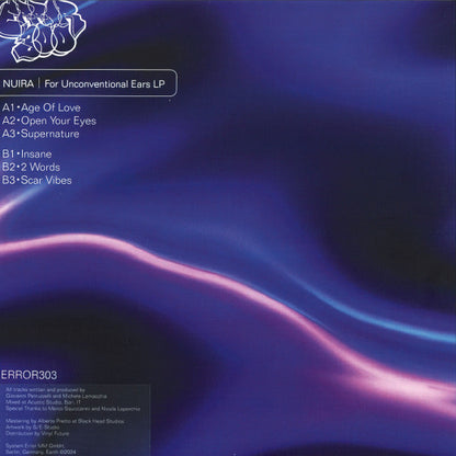 Nuira - For Unconventional Ears LP (VINYL) | Mint (M) Mint (M)--