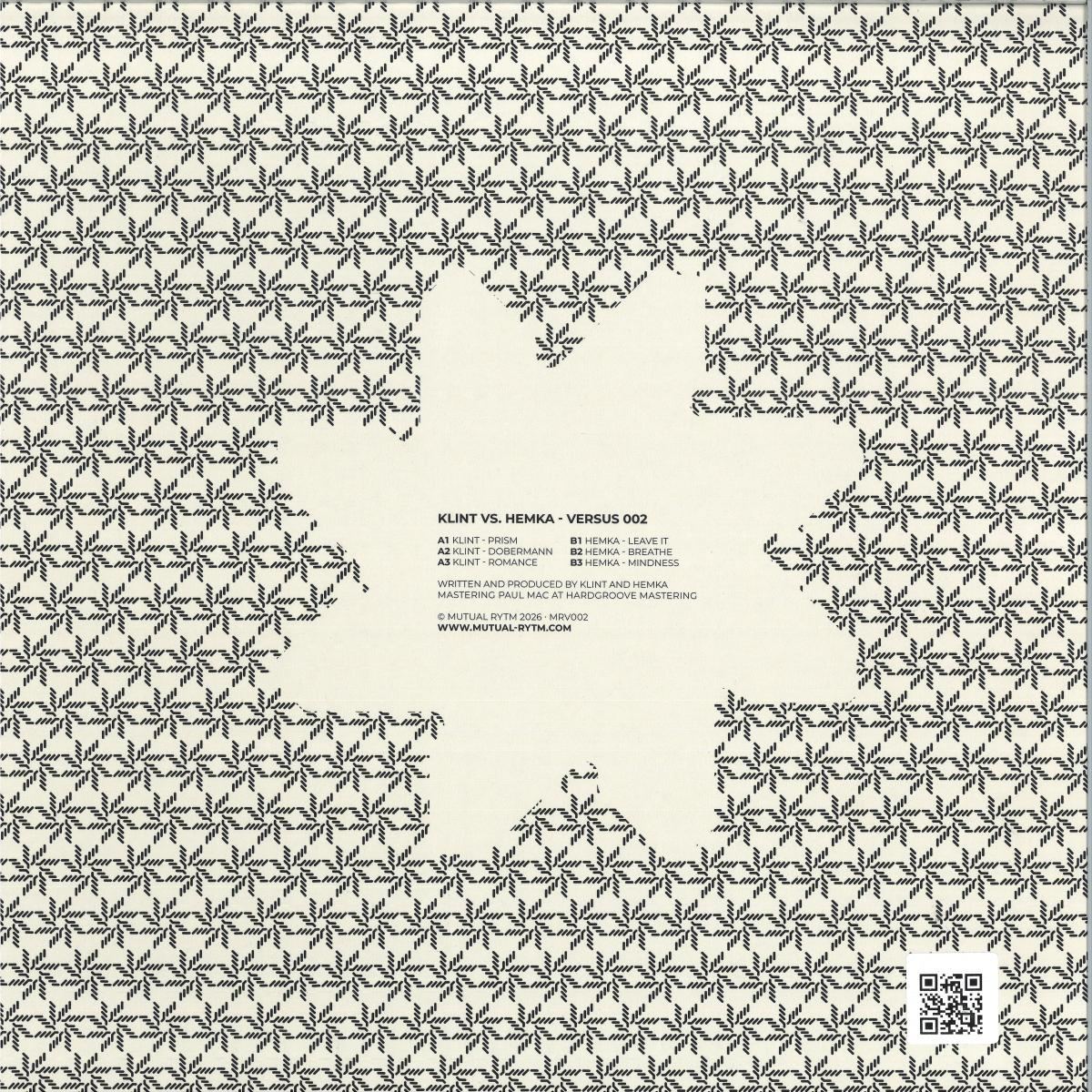 Klint vs. Hemka - Versus 002 (VINYL) | Mint (M) Mint (M)-