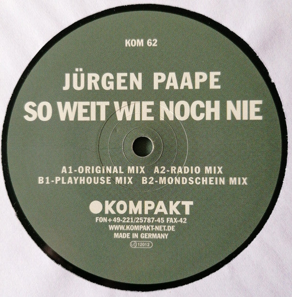 So Weit Wie Noch Nie | Mint (M) Mint (M)--