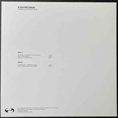 Kysh Various Artist 01 (VINYL 12") | Mint (M) Mint (M)--