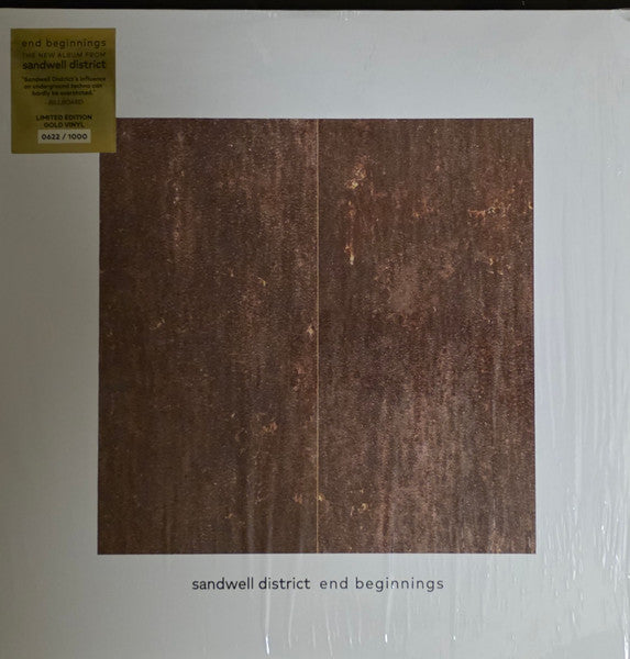 Sandwell District - End Beginnings (GOLD 2xVINYL) |--