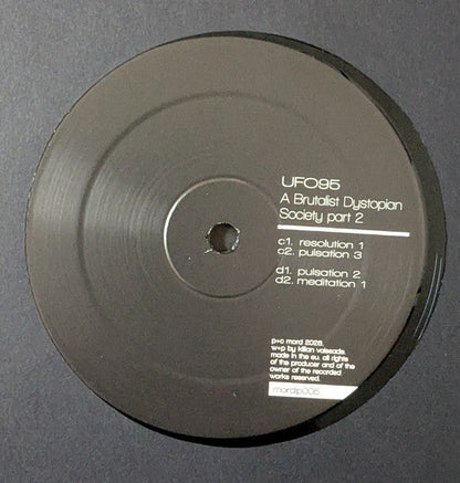 UFO95 - A Brutalist Dystopian Society - Part 2 (2xVINYL) |--