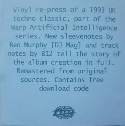 B12 - Electro-Soma (VINYL 2xLP) | NEW Mint (M) Mint (M)--