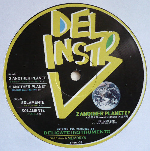 Delicate Instruments - 2 Another Planet EP | Mint (M) Generic--