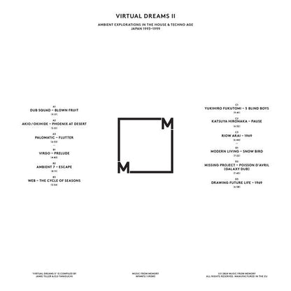 Virtual Dreams II (Ambient Explorations In The House & Techno Age, Japan 1993-1999) | Mint (M)--