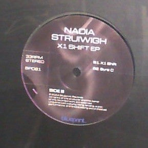 Nadia Struiwigh - X1 Shift EP (VINYL) | Mint (M) Mint (M)--