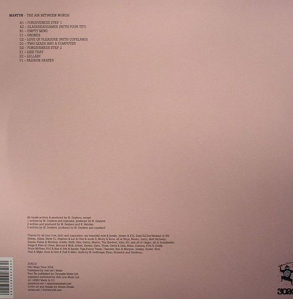 Martyn - The Air Between Words (3xVINYL) *DISCOUNT COPY* | Mint (M) Mint (M)--