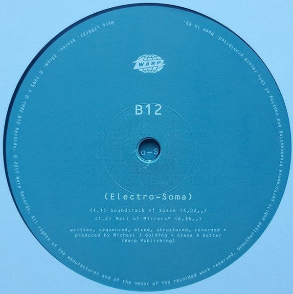 B12 - Electro-Soma (VINYL 2xLP) | NEW Mint (M) Mint (M)--