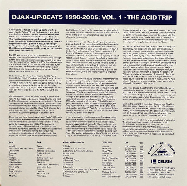 Various - Djax-Up-Beats 1990-2005: Volume 1 - The Acid Trip (2xVINYL) | Mint (M) Mint (M)--