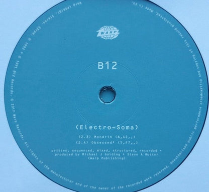 B12 - Electro-Soma (VINYL 2xLP) | NEW Mint (M) Mint (M)--