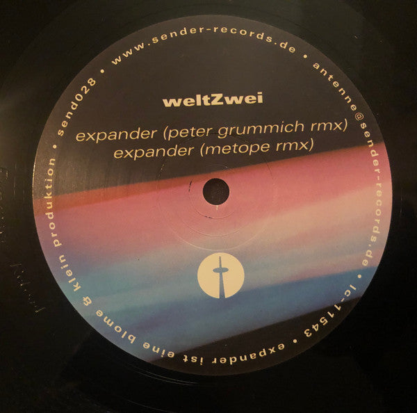WeltZwei - Expander Remixed (12" VINYL) | Excellent+ (EX+) Excellent (EX)--