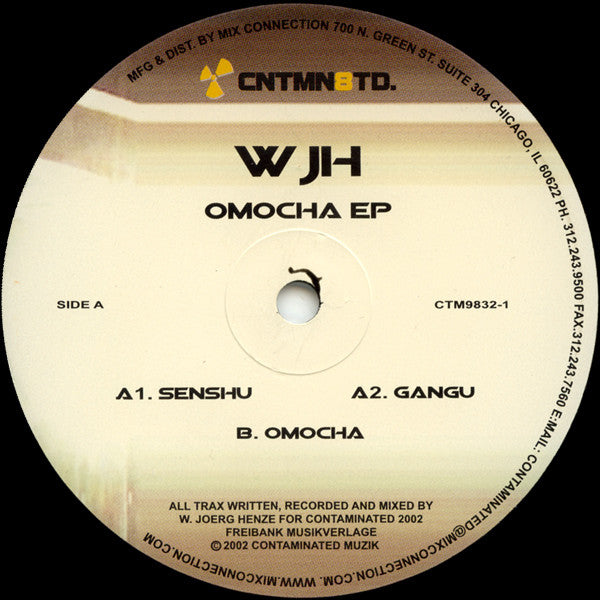 WJH - Omocha EP (VINYL) | Excellent+ (EX+) Excellent+ (EX+)--