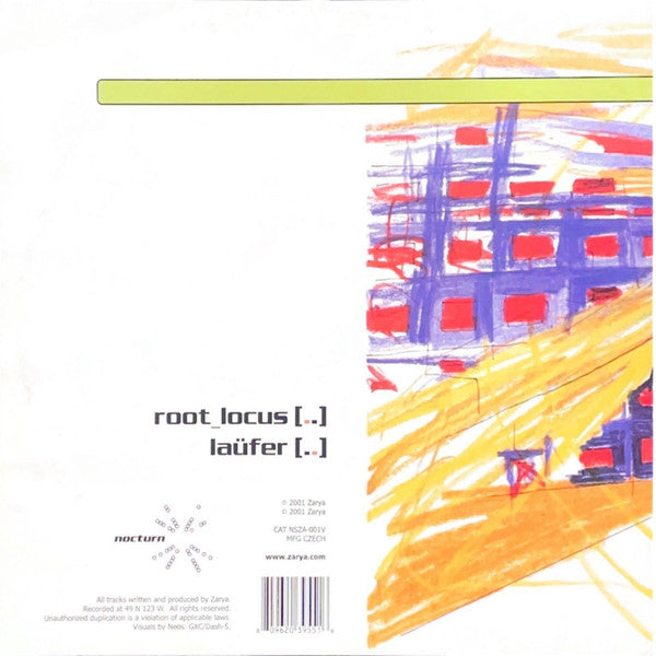 Zarya - Root_Locus / Laufer (VINYL) | Excellent (EX) Near Mint (NM)--