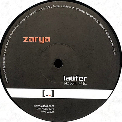 Zarya - Root_Locus / Laufer (VINYL) | Excellent (EX) Near Mint (NM)--