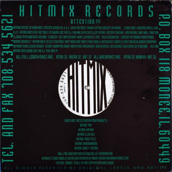 Various - Euro-Techno Vol 1 (12" VINYL) | Excellent (EX) Excellent (EX)--