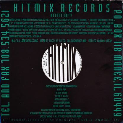 Various - Euro-Techno Vol 1 (12" VINYL) | Excellent (EX) Excellent (EX)--