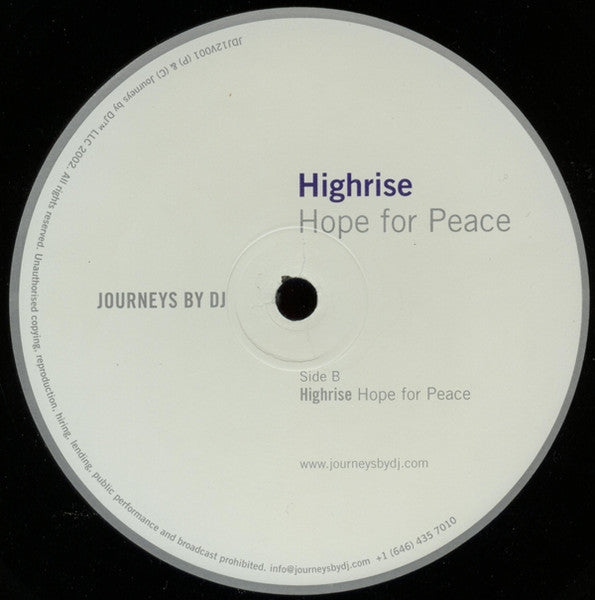 Highrise - Hope For Peace (VINYL) | Generic--