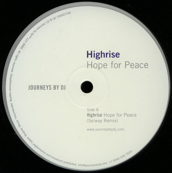 Highrise - Hope For Peace (VINYL) | Generic--
