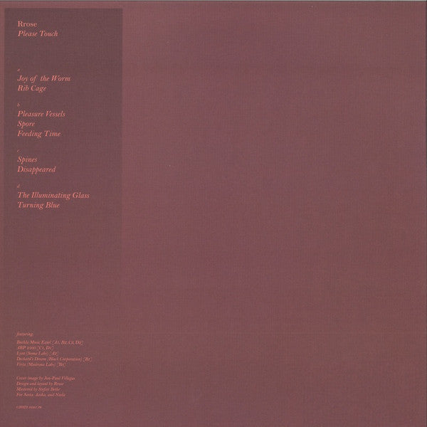 Rrose - Please Touch (12") | Near Mint (NM) Near Mint (NM)--
