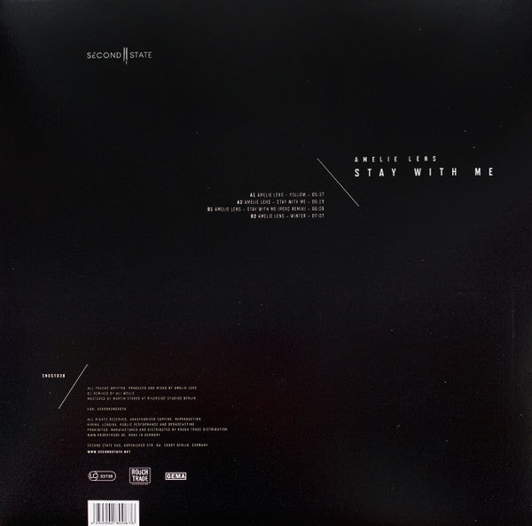 Amelie Lens - Stay With Me | Near Mint (NM) Mint (M)--
