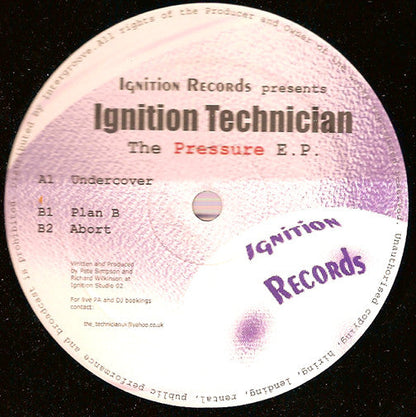 Ignition Technician - The Pressure EP | Near Mint (NM) Generic--