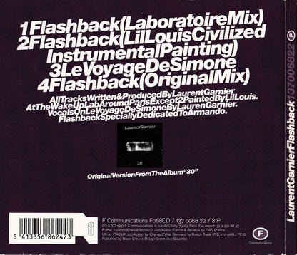Laurent Garnier - Flashback (CD) | Near Mint (NM) Near Mint (NM)--