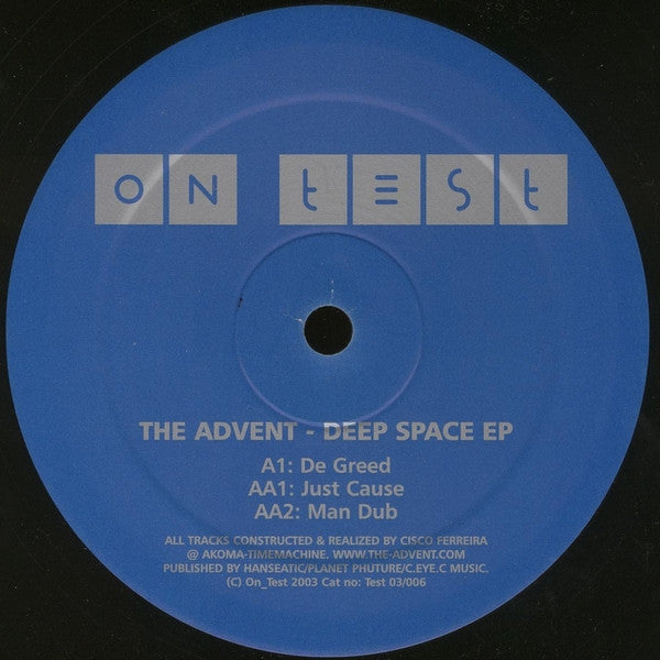 The Advent - Deep Space EP | Near Mint (NM) Very Good Plus Plus (VG++)--