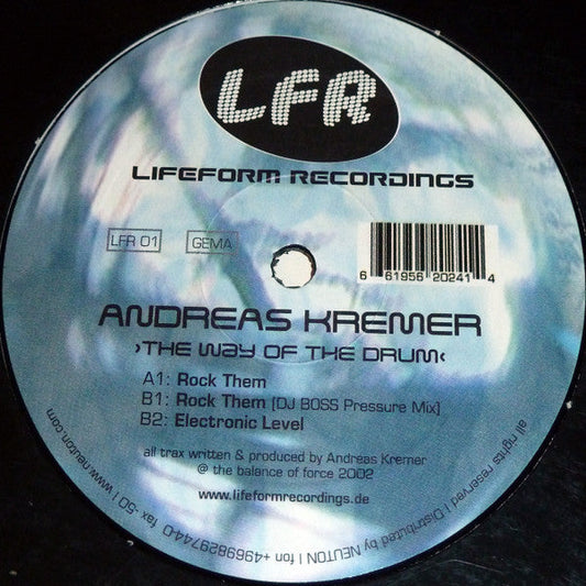 Andreas Kremer - The Way Of The Drum (VINYL) | Near Mint (NM) Excellent+ (EX+)--