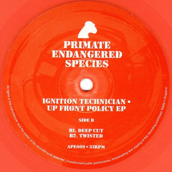 Ignition Technician - Upfront Policy EP | Near Mint (NM or M-) Excellent (EX)--