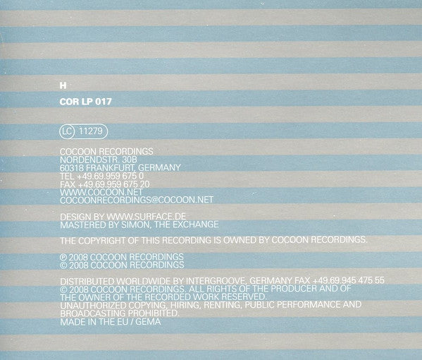 Various - Cocoon Compilation H (RECORD 3 ONLY) | Near Mint (NM) Near Mint (NM)--