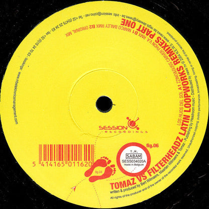Tomaz vs. Filterheadz - Latin Loopworks (Remixes Part One) (VINYL) | Very Good Plus Plus (VG++) Near Mint- (NM-)--