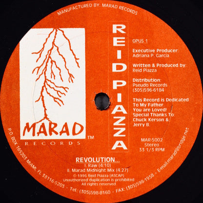Reid Piazza - Revolution / Alright | Very Good (VG) Generic--