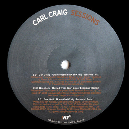 Carl Craig - Sessions (3LP) | Mint (M) Mint (M)--