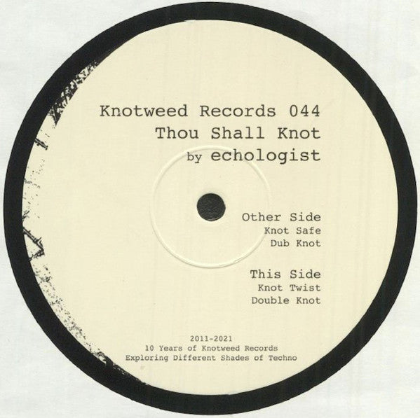 Echologist Thou Shall Knot E.P. 12" Mint (M) Generic--