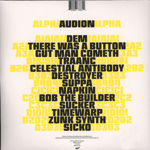 Audion - Alpha (2LP+ CD) | Mint (M) Mint (M)--