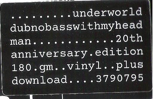 Underworld - Dubnobasswithmyheadman | Mint (M) Mint (M)--