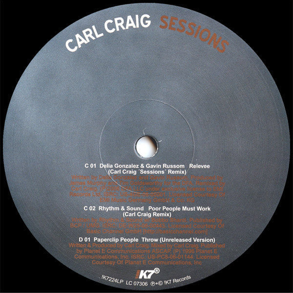 Carl Craig - Sessions (3LP) | Mint (M) Mint (M)--