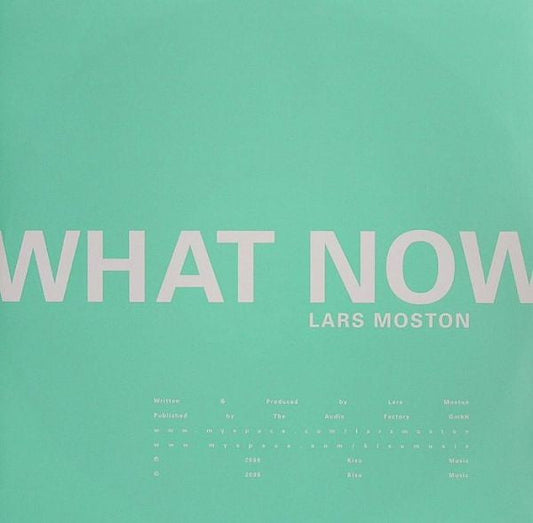 Lars Moston - What Now | Mint (M) Near Mint (NM)--