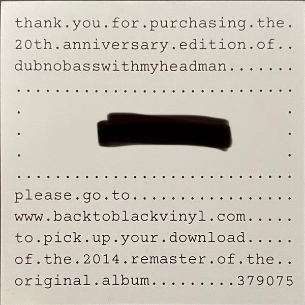 Underworld - Dubnobasswithmyheadman | Mint (M) Mint (M)--