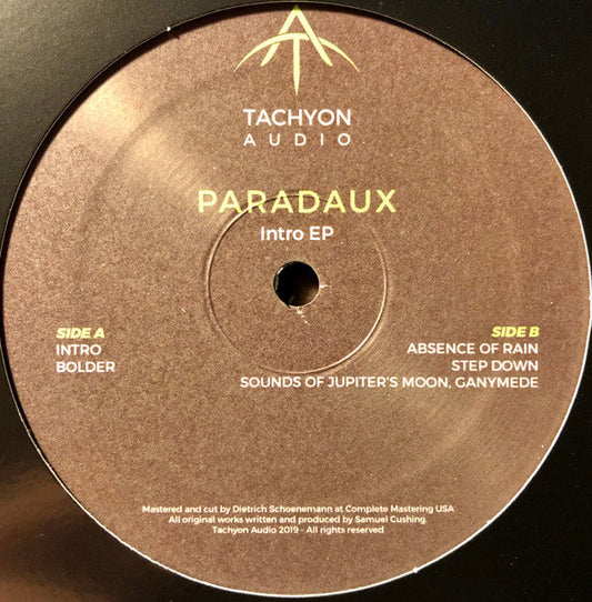 Intro EP (VINYL) | Mint (M) Generic--