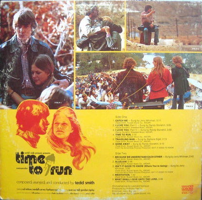 Tedd Smith - Time To Run (Original Motion Picture Soundtrack) | Very Good (VG) Near Mint (NM)-