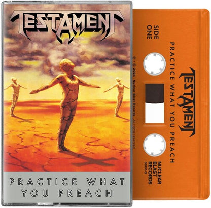 Testament - Practice What You Preach (Orange Cassette) | Mint (M) Mint (M)-