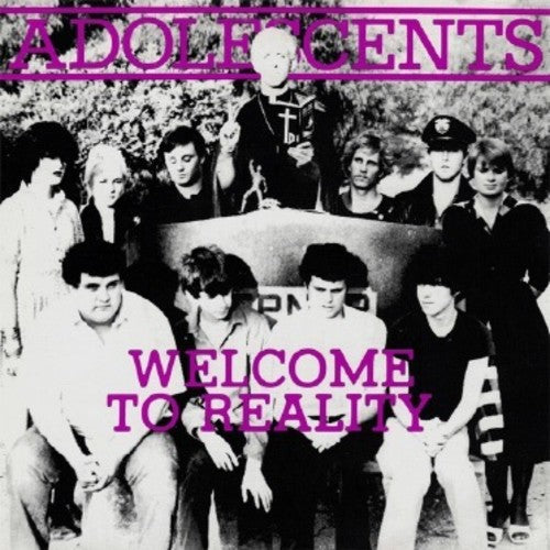 The Adolescents - Welcome to Reality (Coke Bottl Clear 10" VINYL EP Frontier FRT 110) | NEW-