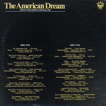 Various - The American Dream - Great Folk Songs And Ballads | Near Mint (NM) Very Good Plus (VG+)-