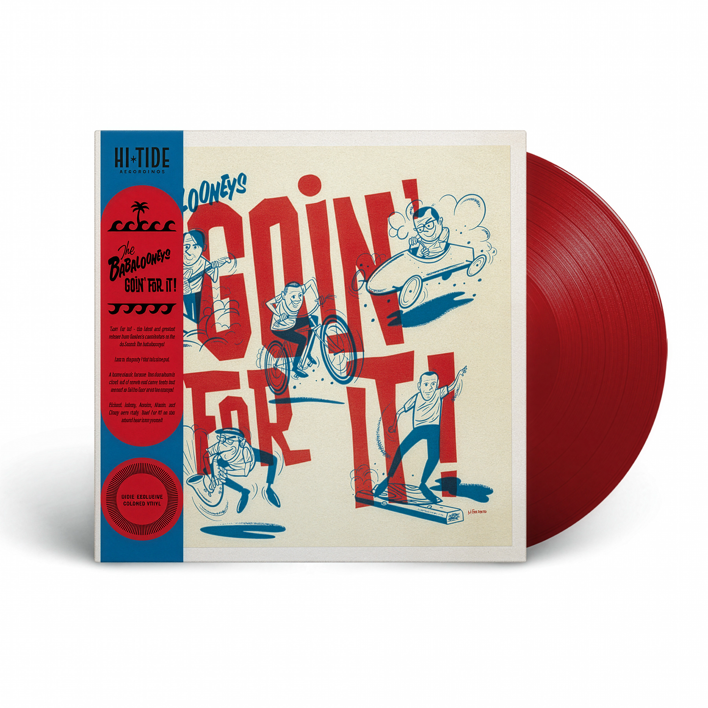 The Babalooneys - (PRESALE 5/29/26) Goin' For It (IEX OBI STRIP CANDY APPLE RED VINYL) | Mint (M) Mint (M)-