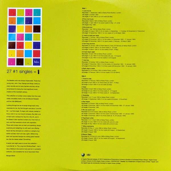 The Beatles - 1 (VINYL) | Mint (M) Mint (M)-