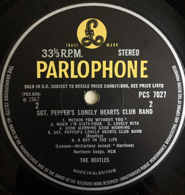 The Beatles - Sgt. Pepper's Lonely Hearts Club Band | Very Good (VG) Near Mint (NM)--