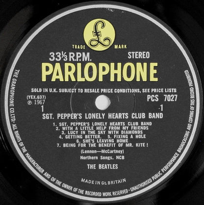 The Beatles - Sgt. Pepper's Lonely Hearts Club Band | Very Good (VG) Near Mint (NM)--