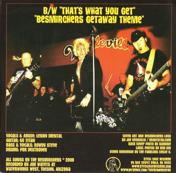 The Besmirchers - Skankenstein (7") | Mint (M) Mint (M)-