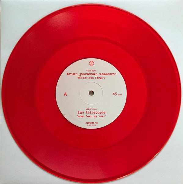 The Brian Jonestown Massacre Vs The Telescopes - Before You Forget / Come Down My Love | Mint (M) Mint (M)-